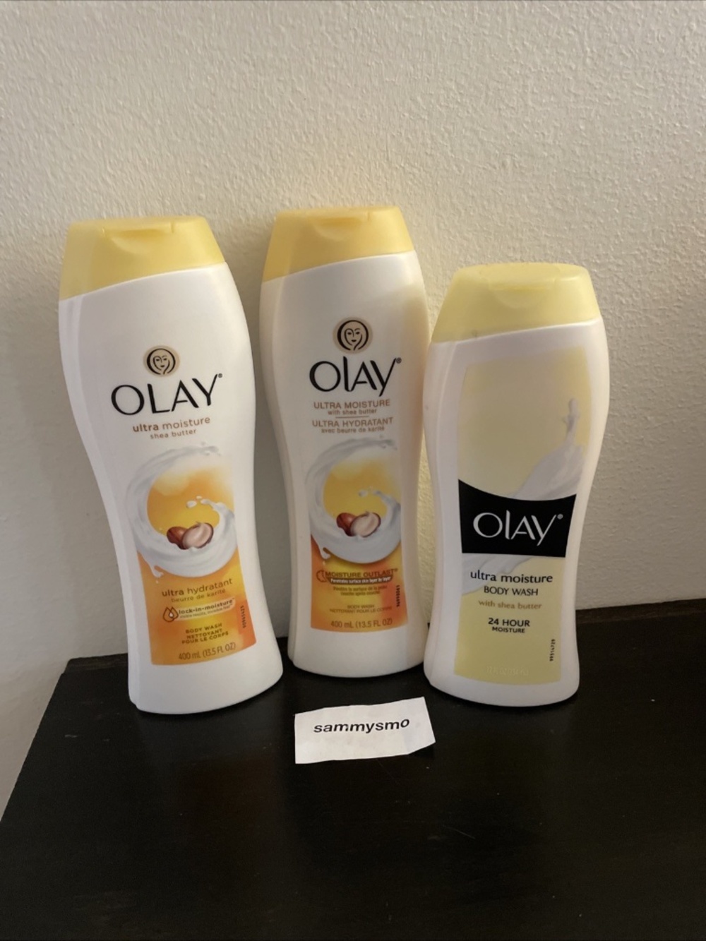 Olay Ultra Moisture Body Wash Shea Butter 12oz & 13.5oz, x3